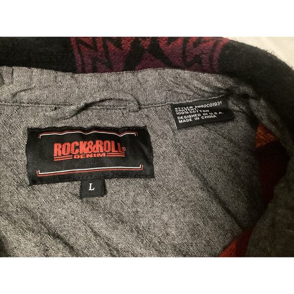 Rock N Roll Denim Women’s western Aztec Print Long Shirt Jacket
Size L - Picture 9 of 9